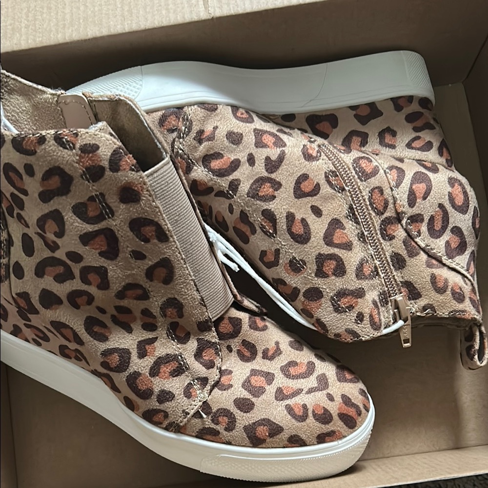 Leopard Print Women's Sneakers